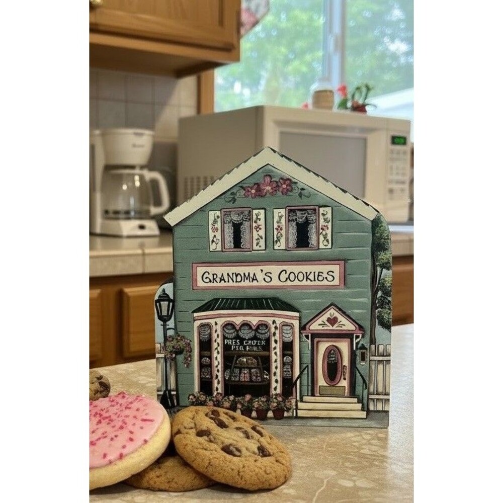 Brandywine Woodcrafts Grandma’s Cookies House Plaque Sallys Country 90’s Decor